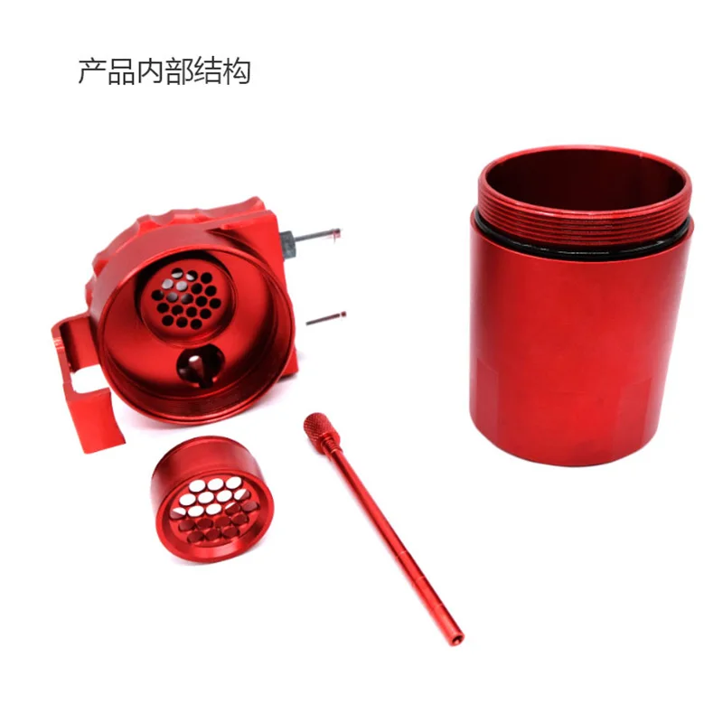 300ml Oil Catch Can Tank With Breather Filter Oil Dipstick Hole Breathable Kettle Aluminum Alloy Car Baffled Oil Catch Can Filts