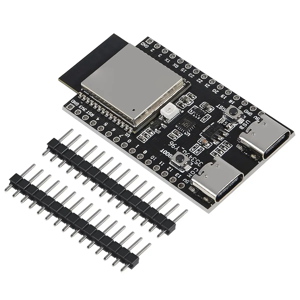 2-Pack -C6--1-N16 Development Board, Dual-Core MCU Module, Dual Type-C Wi-Fi BLE for IoT Development Projects