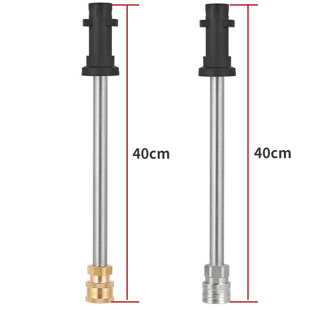 3600psi Pressure Washer Car Wash Gun Extension Head Fitting for The K2-k7 Series Extension Rod with Five-color Nozzles