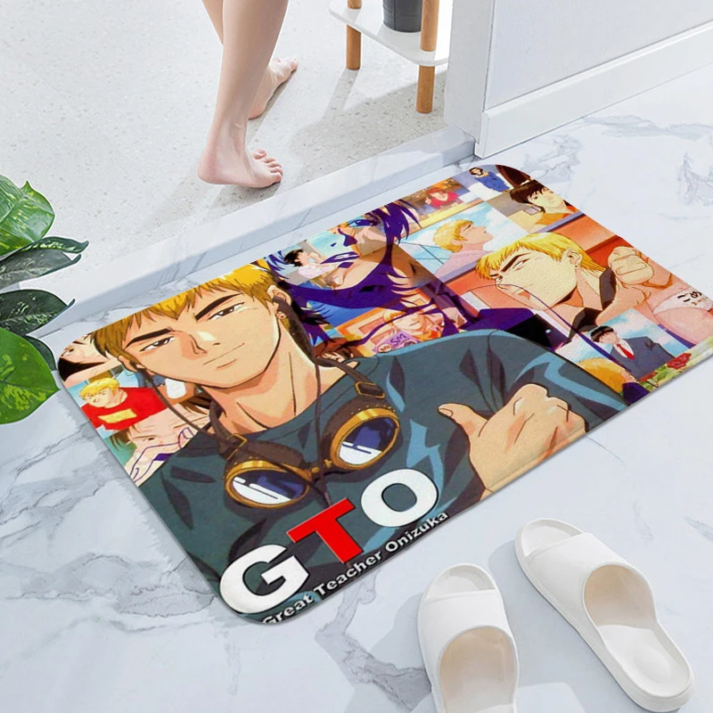 

Bathroom Foot Mat Great Teacher Onizuka Balcony Bedroom Rug Custom Doormat Entrance Door Home Decor Items Room Floor Carpet