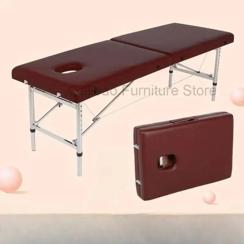 

Portable Folding Stable Stretchers Auxiliary Aesthetics Relaxing Tables Massage Bed Salon Furniture Professional Beauty Tattoo