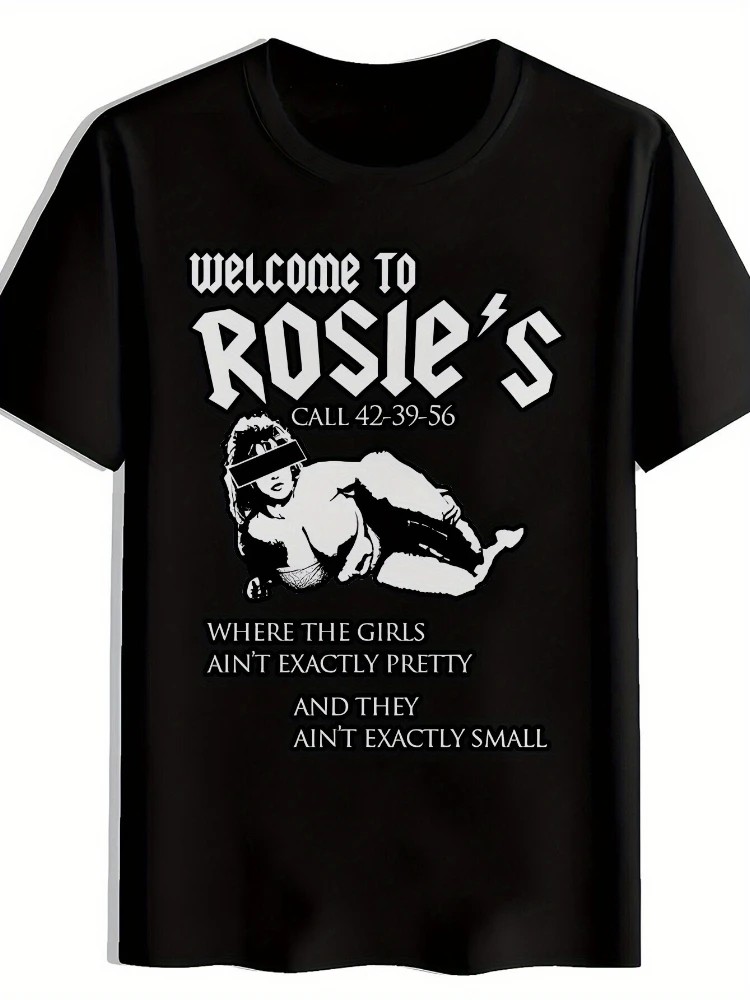 

Vintage Rock Band Graphic with Retro Music Design-100% cotton summer O-neck short sleeve casual printed T-shirt.