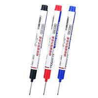 10pcs 20MM Red/Black/Blue Ink Long Head Markers Bathroom Woodworking Decoration Multi-purpose Deep Hole Marker Pens