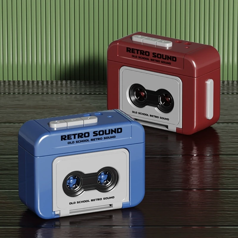 Small Retro Styled Player Convenient Mini Recorders for Music Playback on the Move Tape Recorders Sound Machines