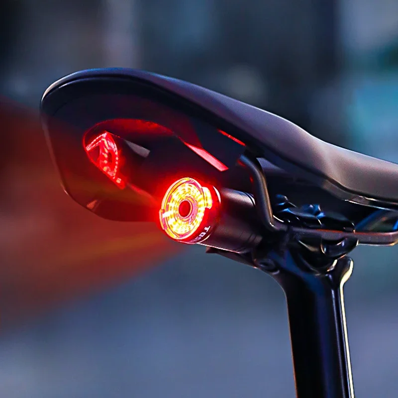 

Задний фонарь для велосипеда, интеллектуальный индукционный стоп-сигнал, предупреждение о зарядке для горного велосипеда, езда