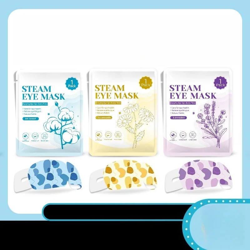 

Успокаивающие травяные паровые маски для глаз с ромашкой и лавандой — снимают напряжение глаз