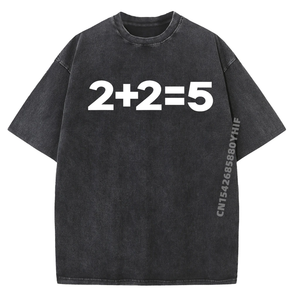 

Funny Orwell Math Funny Shirt Graphic Tee Summer Luxury T-Shirt Mens High Quality Washed Tshirts Vaporwave