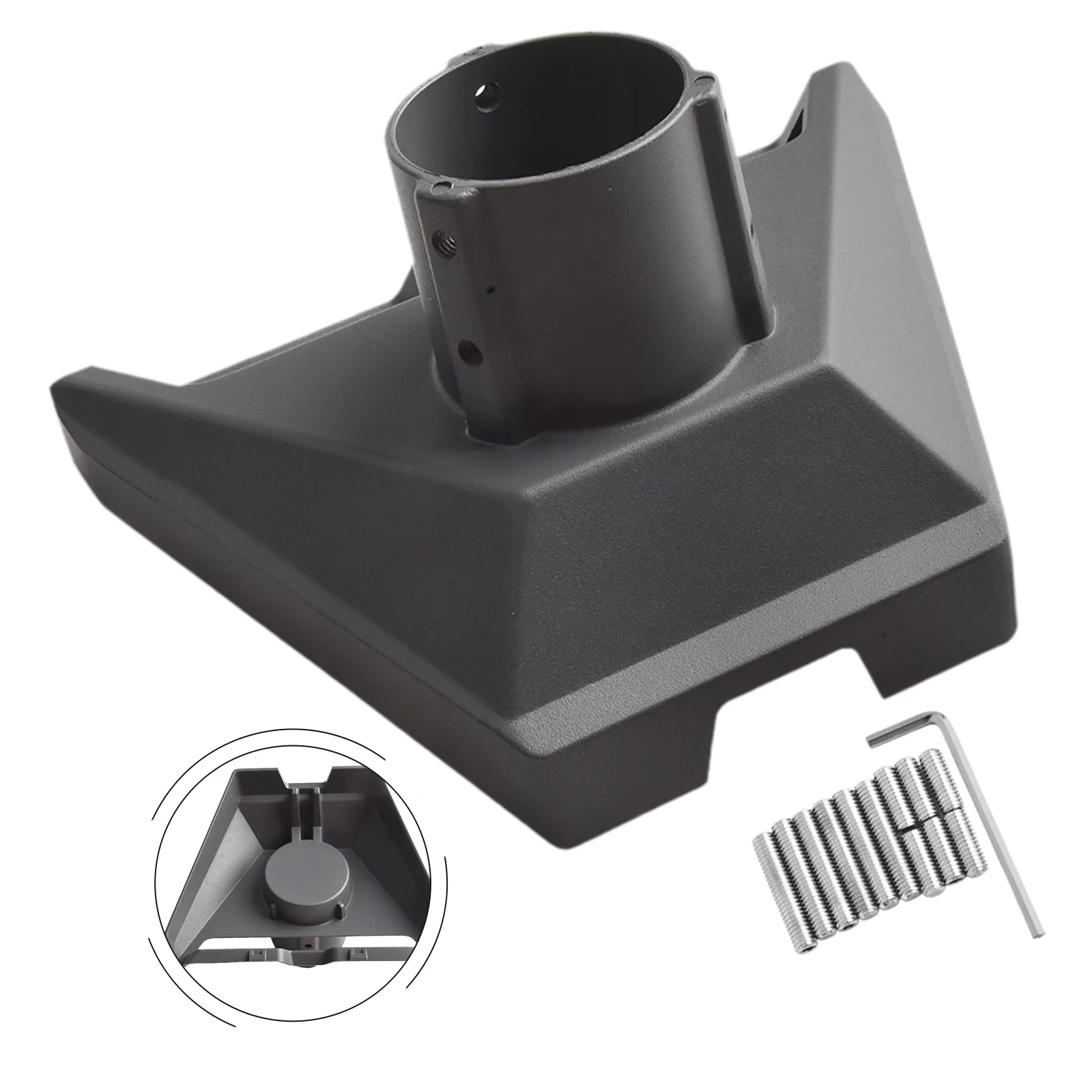 1PC Aluminium Legierung Pole Mount Adapter 200*150*100 MM Flexible Positionierung Schnell Montiert Kit für Starlink Für Gen 3 Rohr Adapter