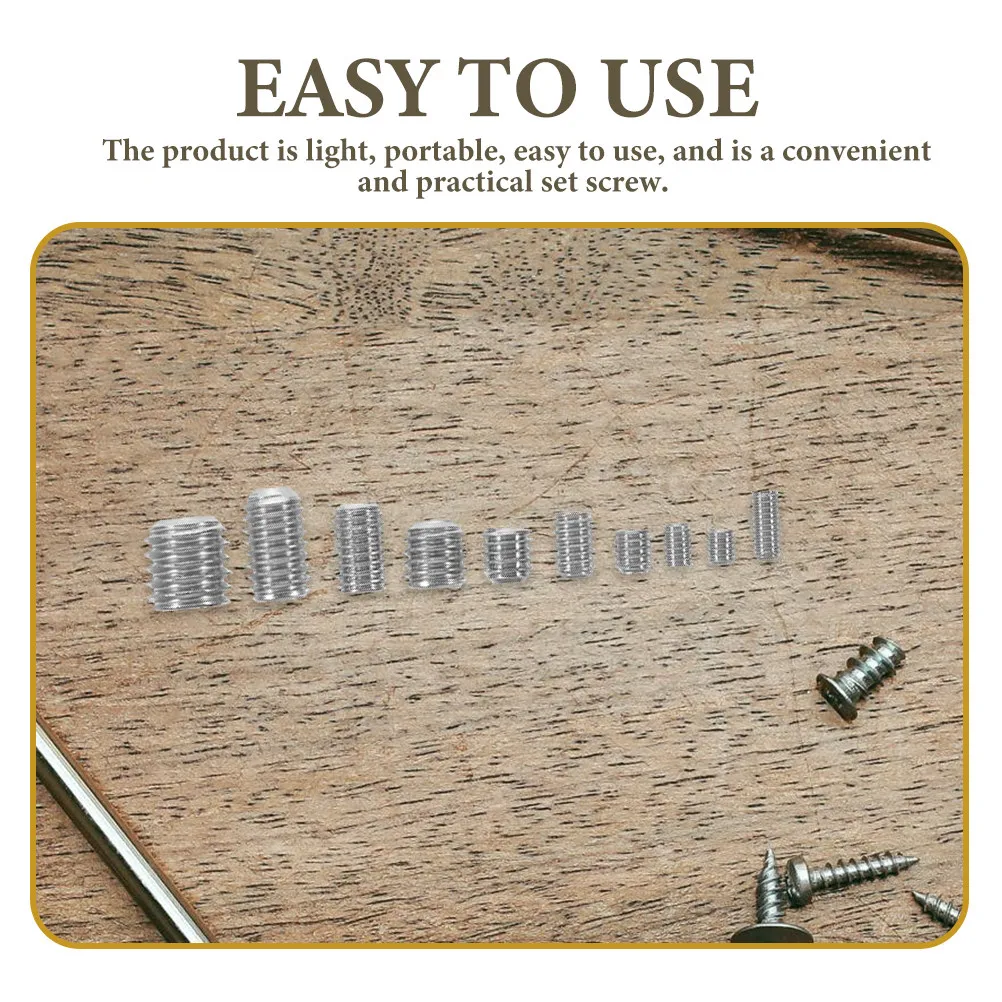 Stainless Steel Grub Screw Set – Hex Socket Screws Kit for Door Handles, Bathroom Fixtures & Repair
