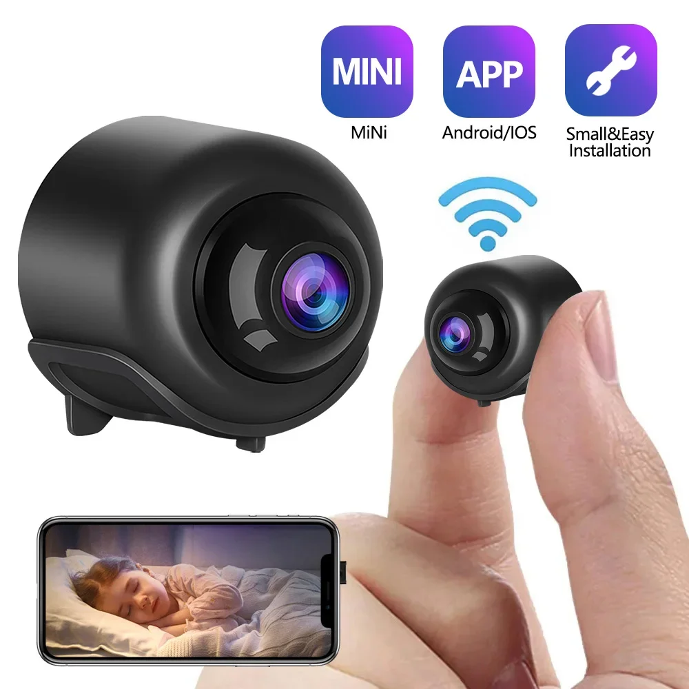 New Mini Camera 2024 X5 Intelligent WiFi Mini  Camera Home Indoor Night Vision Safety Protection Audio Video Recorder