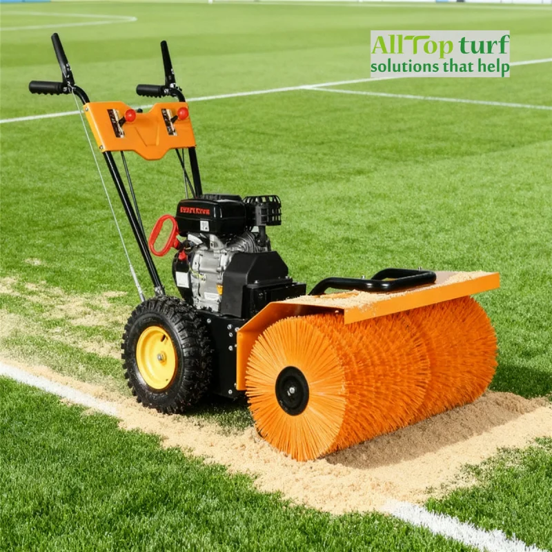 

Turf Power Brush Sand Infill Machine For Artificial Grass Field Brushing Width 800Mm