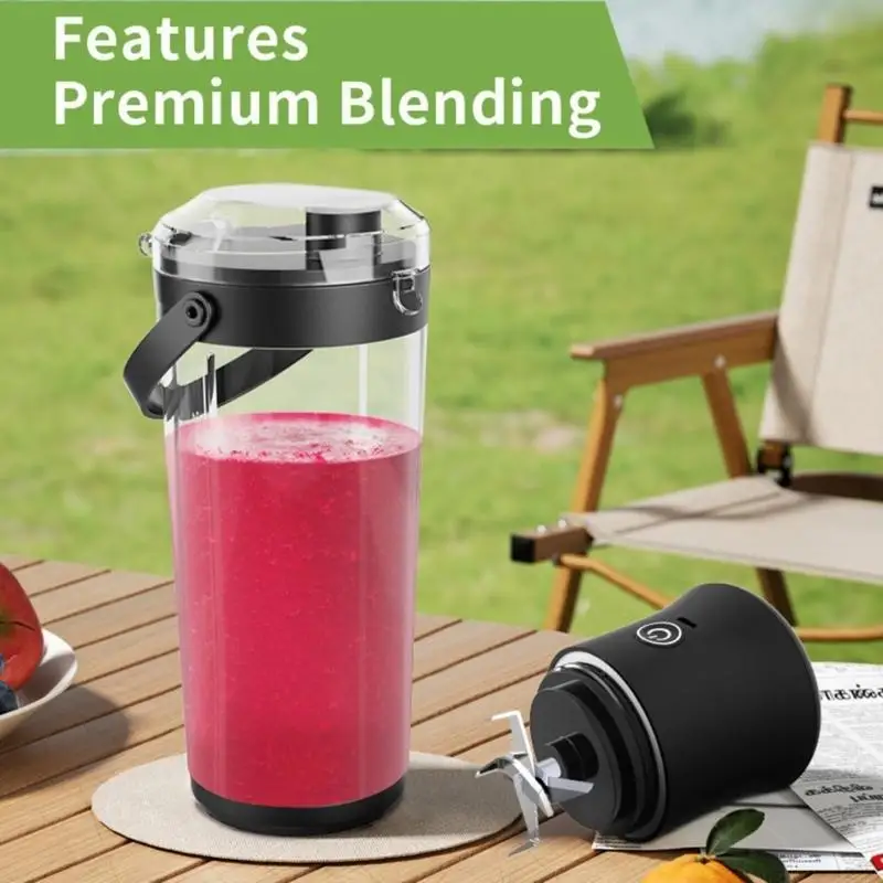 D0AB Juices Extractor with Noise Reduction Feature Safe Juicing Machine 500ML Capacity Suitable for Outdoor and Indoor Use