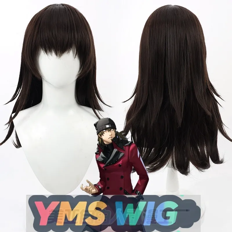 

[YMS WIG] Muse Persona 3-Aragaki Shinjiro Cos Wig Dark Brown Simulated Scalp Emission