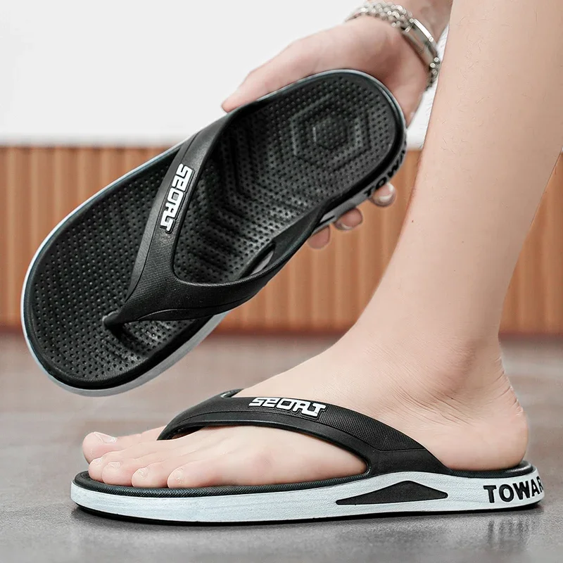 Herren Flip-Flops können extern im Sommer rutsch feste Bad Sandalen trend ige Badezimmer Home Indoor Flip-Flops für Männer getragen werden