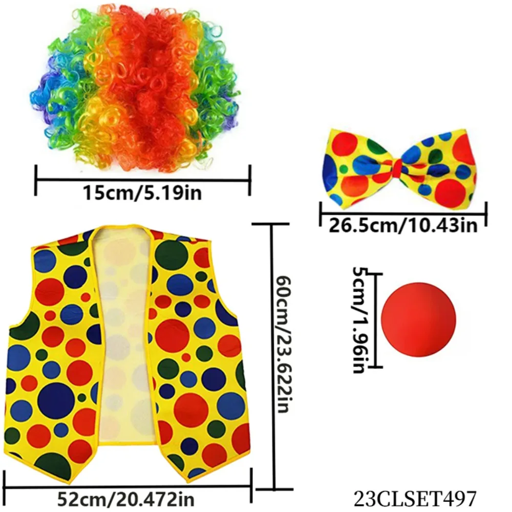 페세나르 광대 파티 테마에서 영감을 받은 4피스 세트 - 테마 파티, 축하 행사 및 코스튬에 이상적