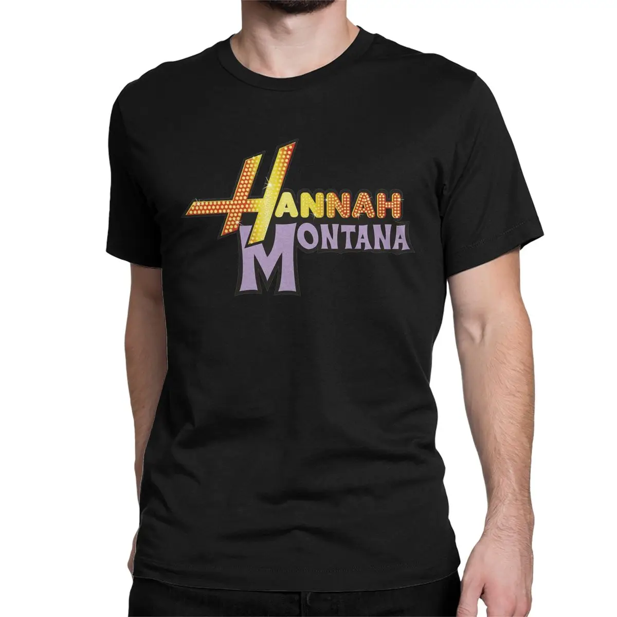 Men Women's Hannah Montana Miley Cyrus T Shirt Cotton Clothes Unique Short Sleeve Round Collar Tees 6XL T-Shirt