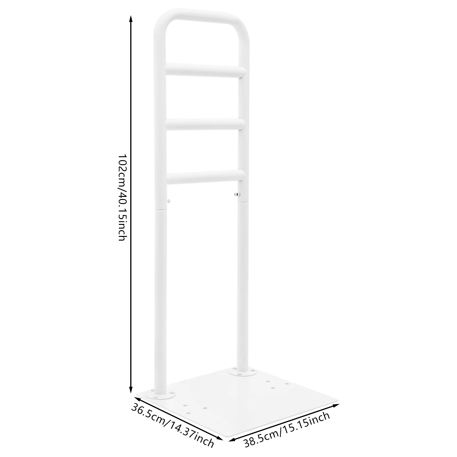 15.15*14.37*40.15in White Sofa Stand Assist, Stand Assist Railing for Seniors, Stand Assist for Bathrooms, and Living Rooms