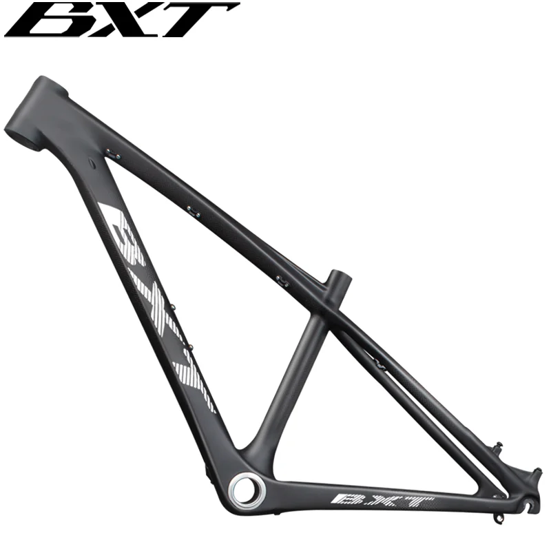 BXT 26er Full Carbon Mountain Bike Frame 3K Weave 26inch Mountain Bicycle Carbon Frame 14inch Disc Brake Carbon Fiber MTB Frame