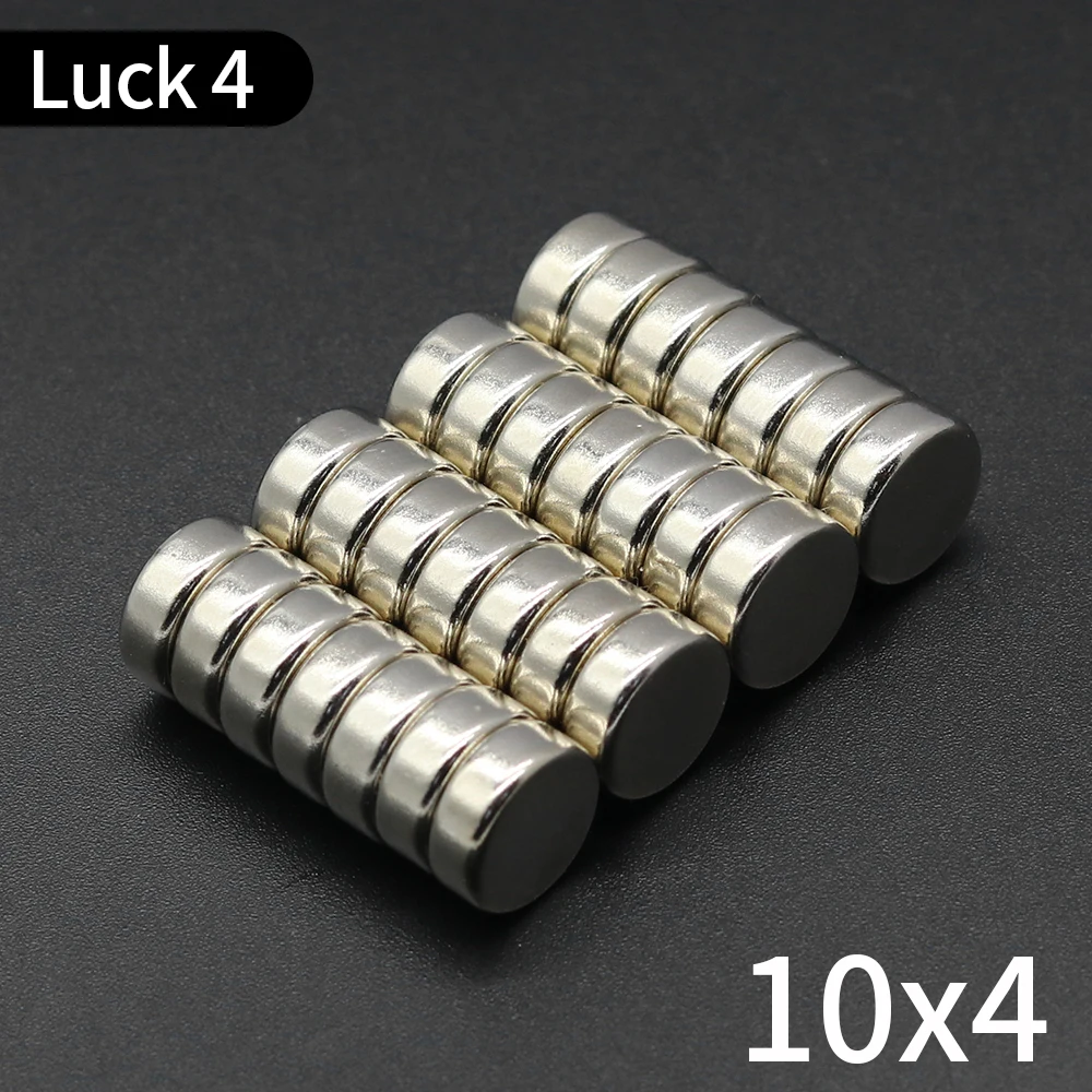 20/50/100/200Pcs Round 10x4 Neodymium Magnet 10mm x 4mm N35 NdFeB Super Powerful Strong Permanent Magnetic imanes Metal 10*4