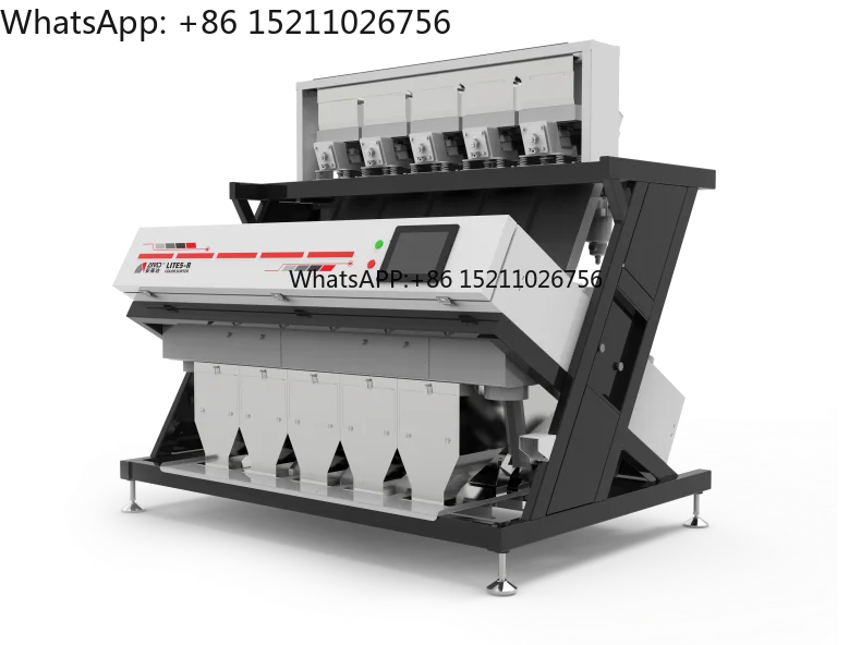 Rice Color Sorter Series with Model LITE5-R 400 Channels AMD Brand 5 Chute Color Sorter