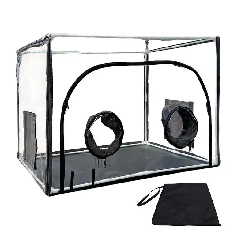 

Mushroom Mono Tub Grow Tent Kit Greenhouse Laminar Flows Hood Grow Box High Visibility Mushroom Growing Bags Still Air Box