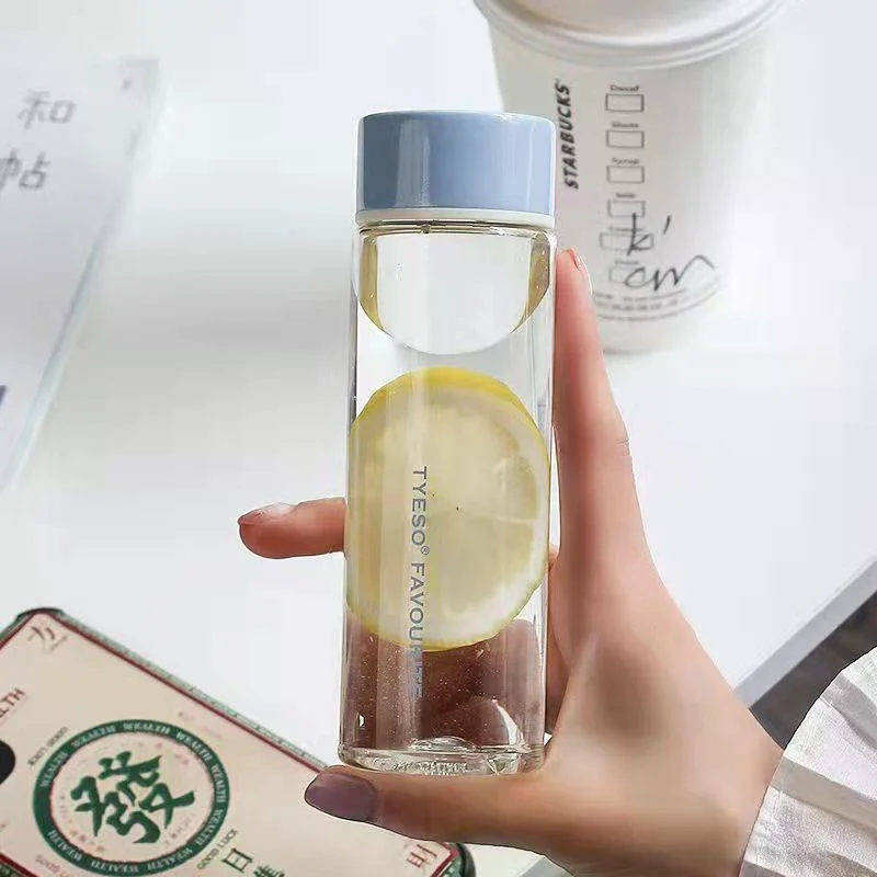 200ML Cartoon Pattern Anti-drop Plastic Cup Outdoor Drinking Bottle Cup Portable Outdoor Water Bottle