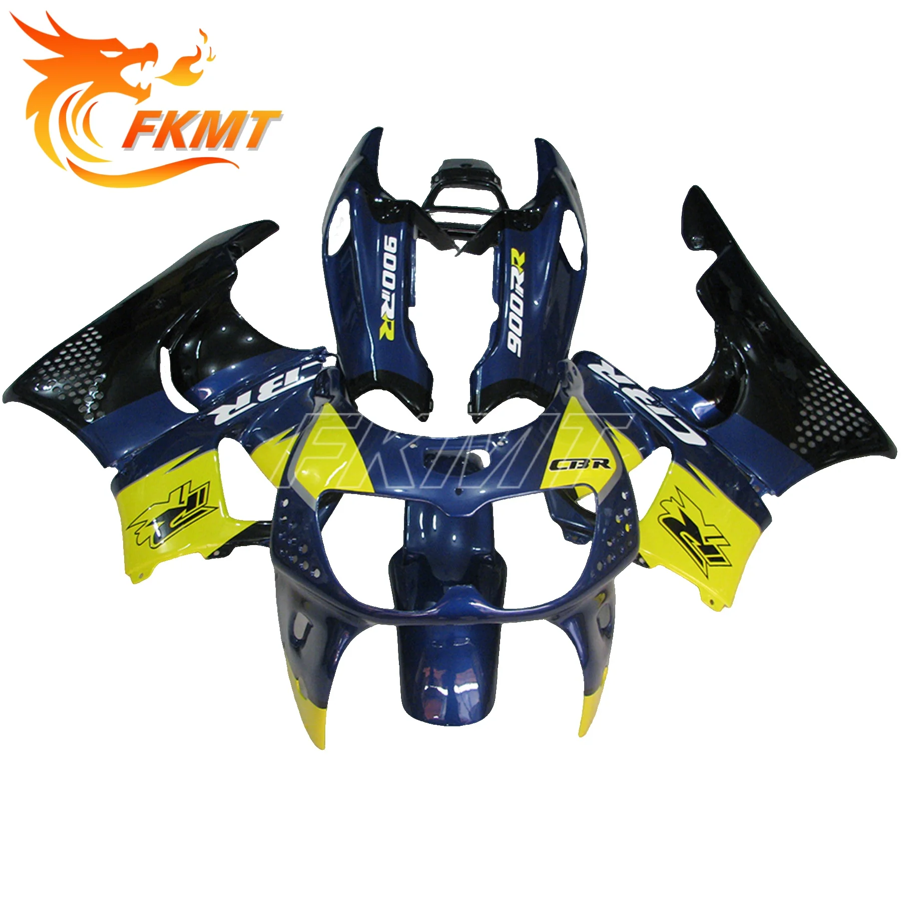 

Shiny Motorcycle Fairings for CBR893RR CBR 893 RR 1991-1994 New Fairing Kit CBR900RR CBR893 91 92 93 94 Bodywork Painted Housing