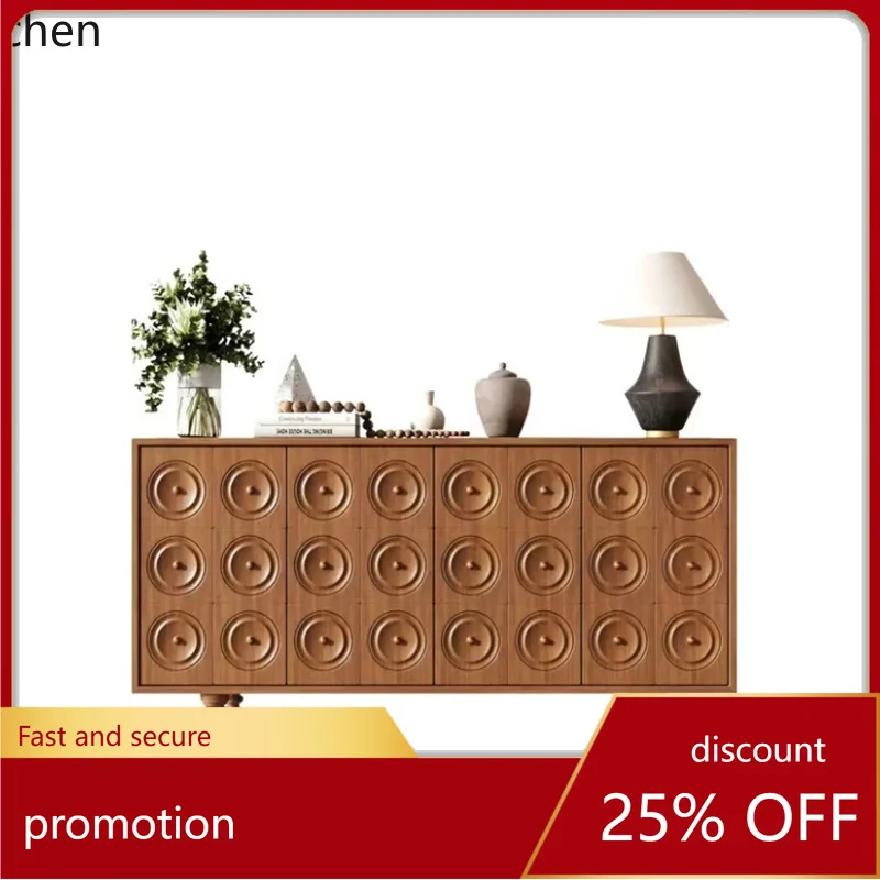 

ZML Minimalist Art Sideboard Storage Cabinet Living Room Entrance Decoration Organizer