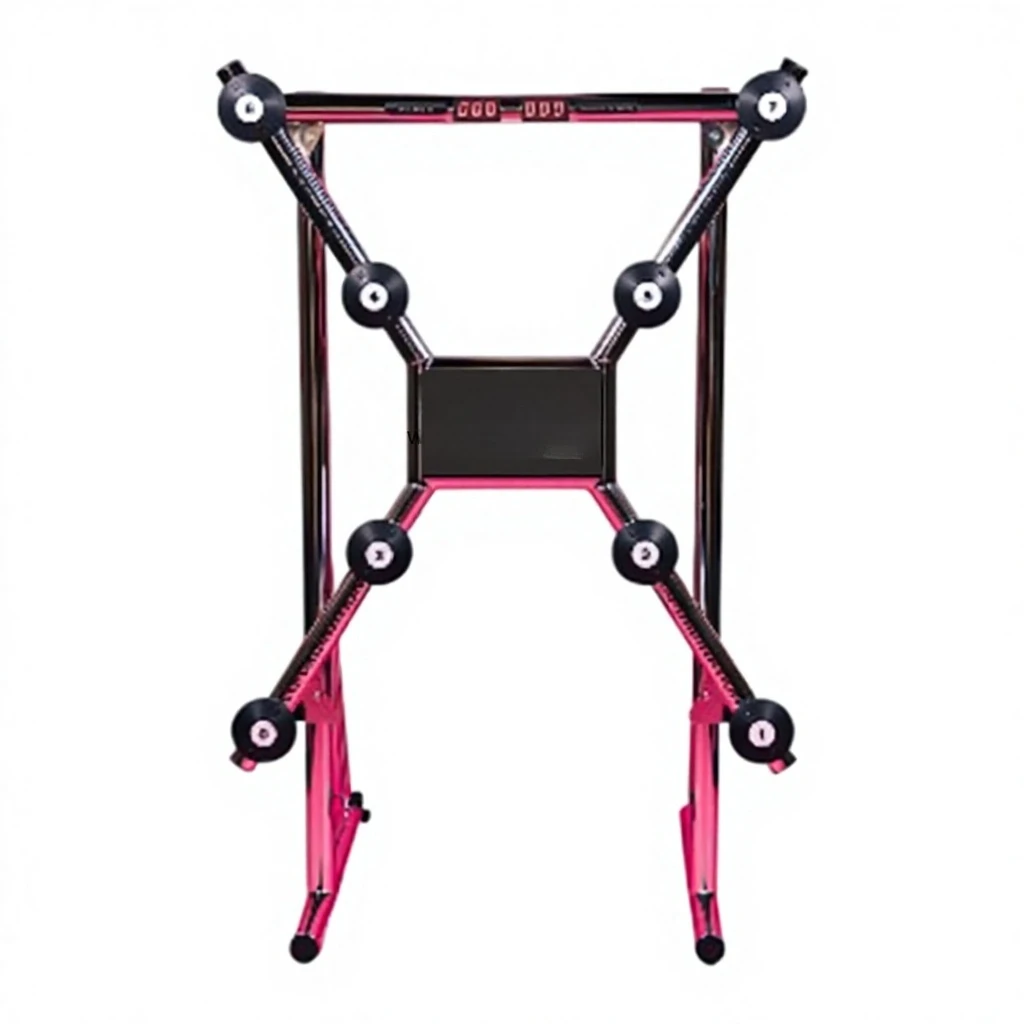 Machine de défi de carnaval d'entraînement de réaction de batak en métal interactive pour les activités de terrain de jeu de centre sportif