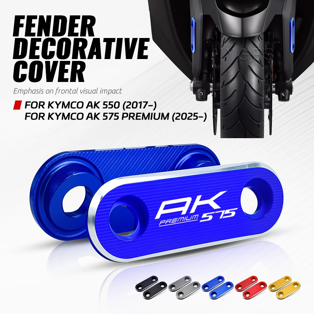 

Motorcycle Accessories Mud Guard For KYMCO AK 550 AK550 2017- AK 575 Premium AK575 Fender Axle Coper Plate Decorative Cover