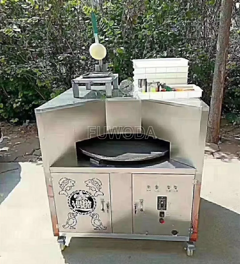 Powered Round Pizza Arabic Bread Oven Tunnel Type Baking Machine for Home Commercial Bakery Pita Bread Use