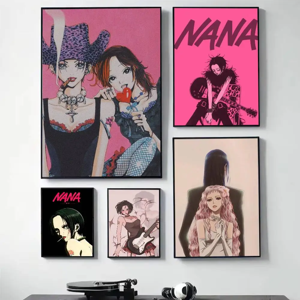 

Japan Anime N-Nana Poster HD Self Adhesive Waterproof Wall Art Ideal for Home Office Dorm Gift