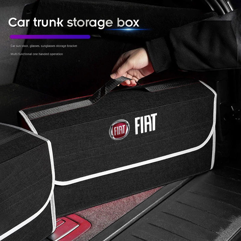 

Ящик для хранения автомобильных ботинок, органайзер для инструментов, чехол для FIAT Abarth 500 Ducato Panda Grande Punto Tipo Pulse Strada 600 500L Mobi