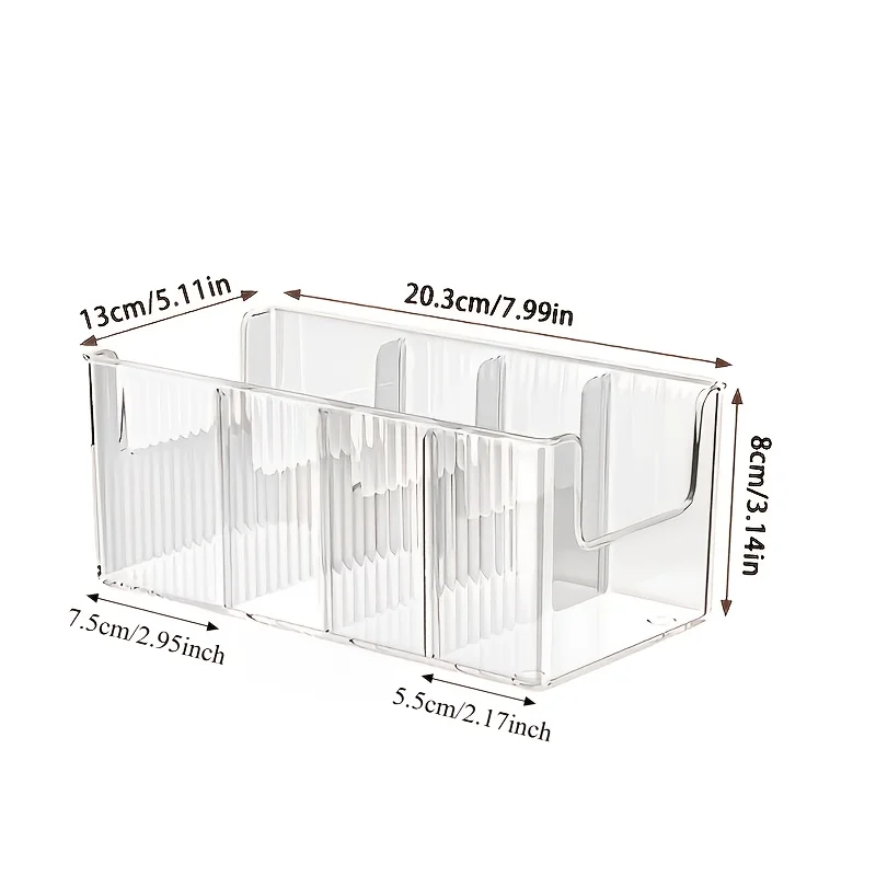 Medicine Storage Box With Dividers For Countertop Closet Office Home Emergency Supplies Holder Container Fridge Desk - view 6