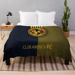 CLUB America FC Throw Blanket christmas decoration Fluffy Shaggy Personalized Gift valentine gift ideas Blankets