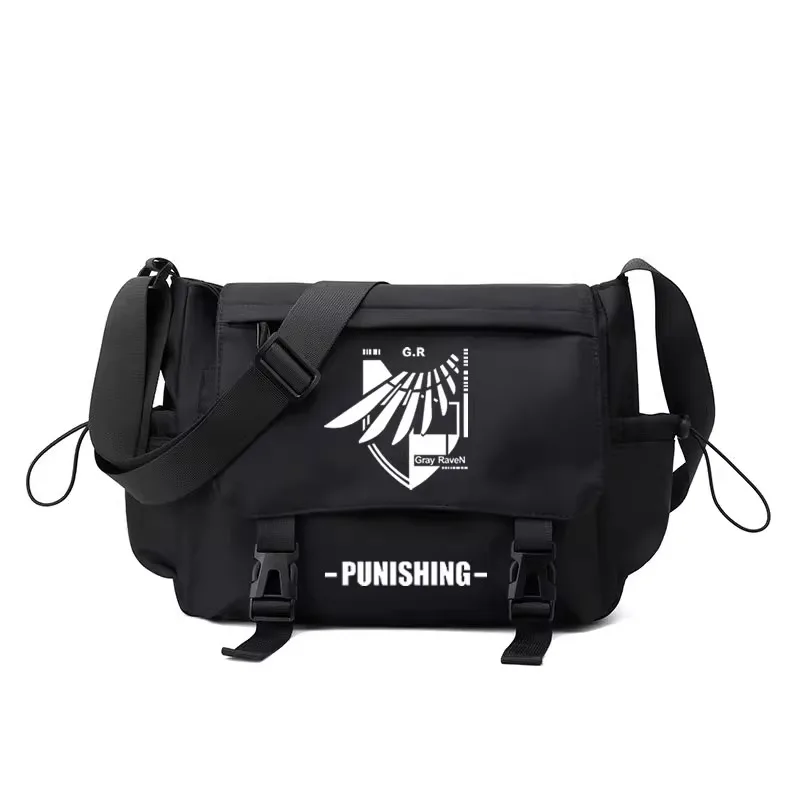 

Anime GRAY RAVEN：PUNISHING Cosplay Lucia Crimson Abyss Nylon Cloth Cartoon Night Light Messenger Bag Shoulder Bag