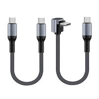 25cm 50cm 100cm PD 60W Type C To USB C Cable Fast Charging 480Mbps Data Transfer Cords For Xiaomi Samsung Huawei Phone
