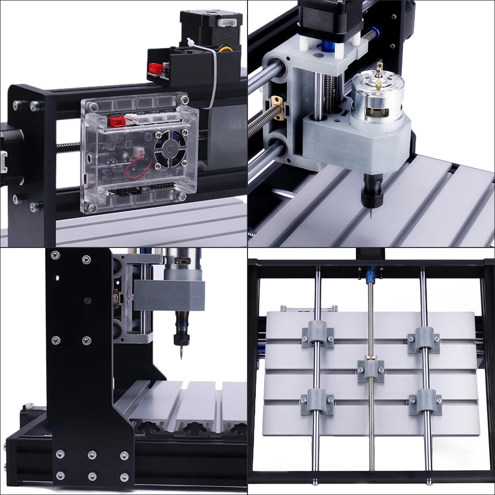 Graveur Laser CNC 3018 PRO, Routeur à Bois, Mini Machine de Gravure DIY, GRBL ER11, Fraisage 3 Axes, CClouMachine pour Bois PCB PVC