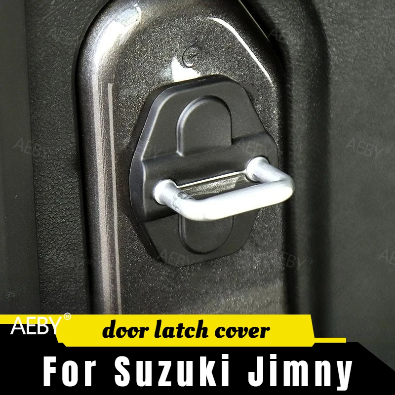 

For Jeep Wrangler 2011-2022 Limiter decorative sticker,interior,Door lock cover ABS,Car door latch anti-rust protective cover