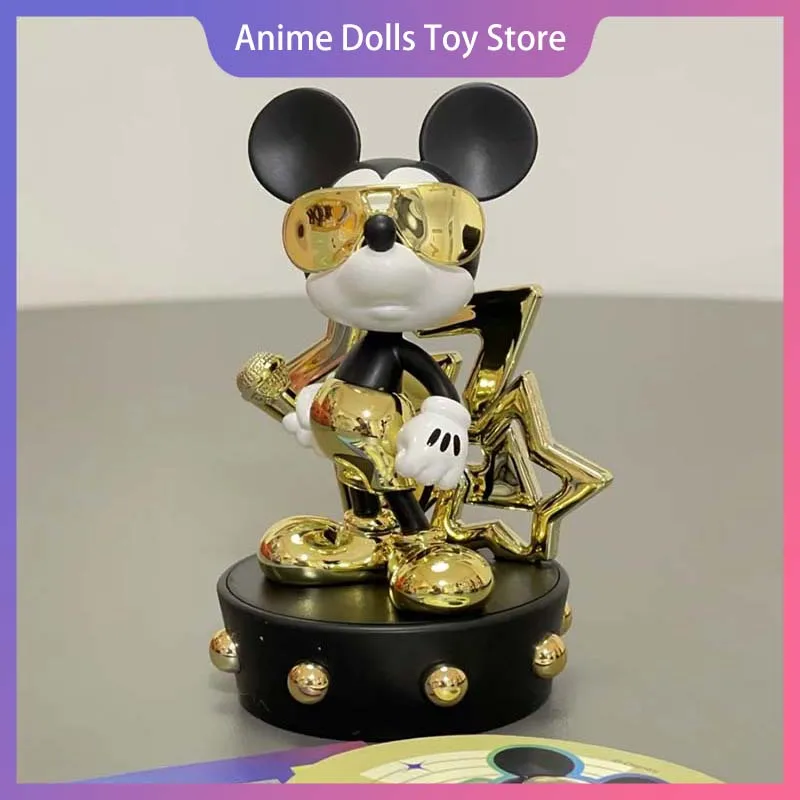 

Подлинная серия «Микки и друзья», суперзвезда, слепая коробка, мультяшная фигурка Диснея, модель игрушки, украшение для рабочего стола, детский подарок на день рождения
