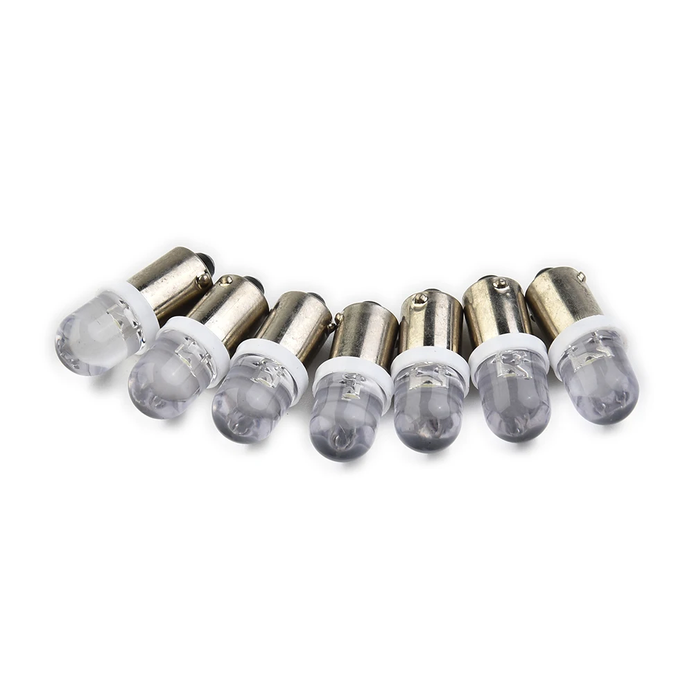 Achieve Bright and Vibrant Lighting with 100x 6V 6 3V DC White T11 T4W BA9S H6W 1895 1SMD LED Pinball Machine Light Bulb