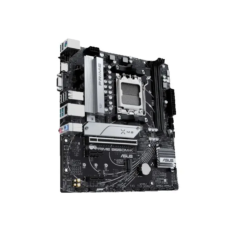 ASUS New PRIME B650M K AMD B650 يدعم سعة 96 جيجابايت AMD Ryzen ™ 7000 8000 9000 سلسلة اللوحة الأم المقبس AM5 #3