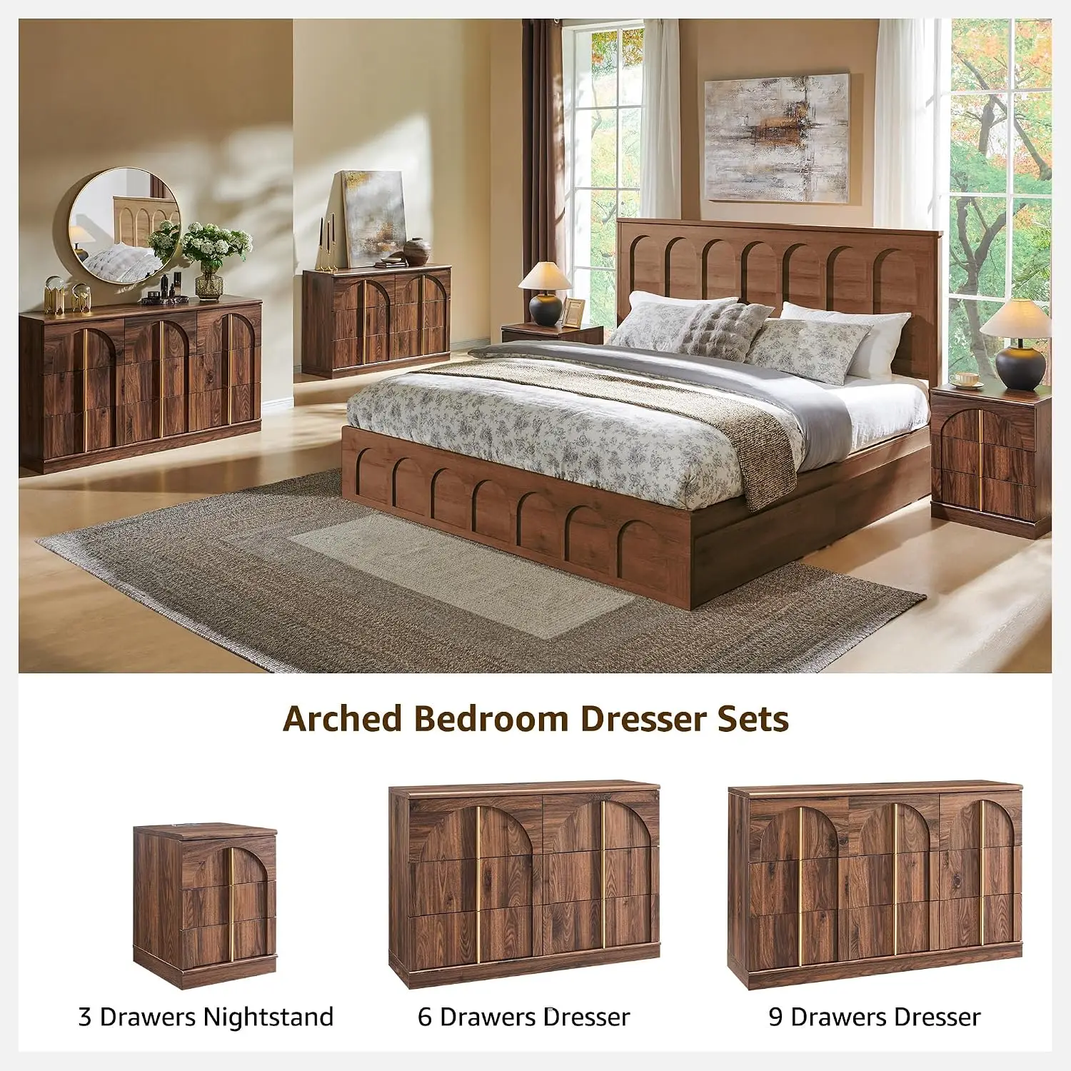 Queen Bed Frame 4 Drawers 52
