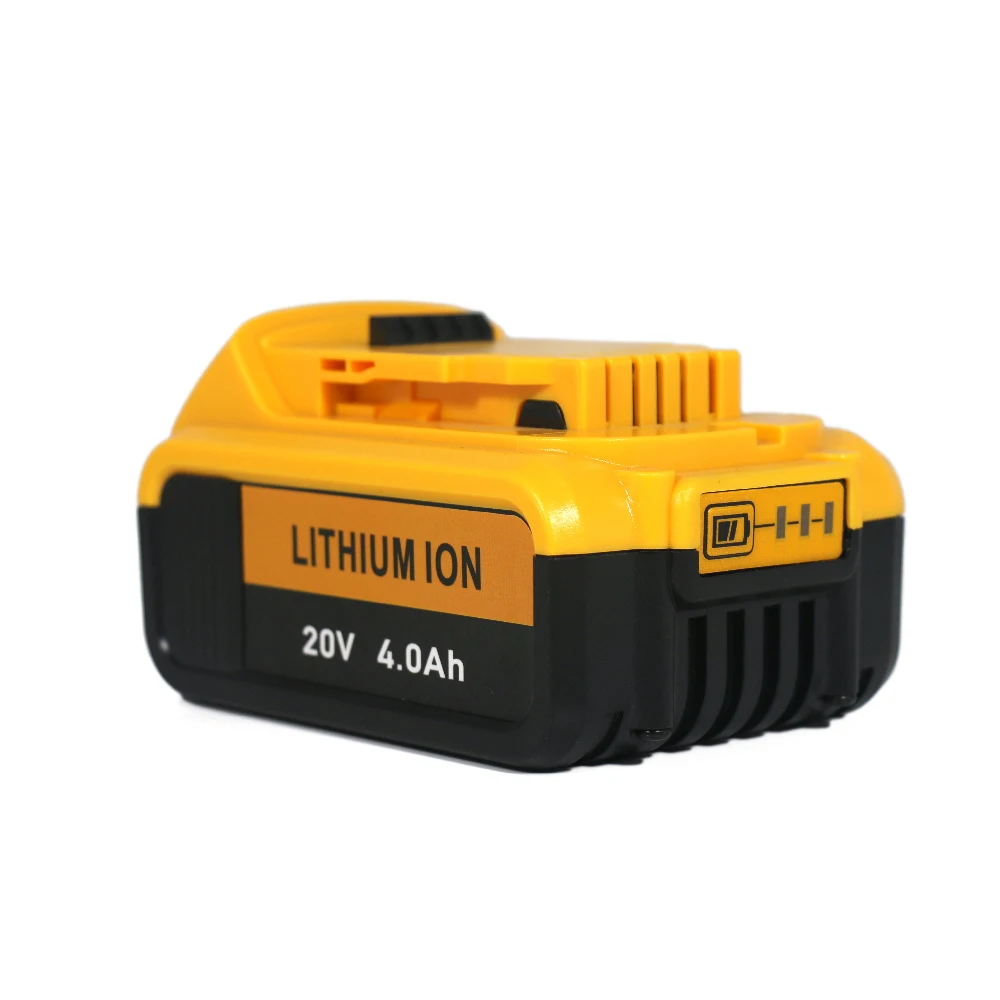 

For DEWALT 20V 4.0Ah 4000mAh Rechargeable Power Tool Li-ion Battery, Replacement DCB200 DCB202 DCB203 DCB204 DCB205 DCB206