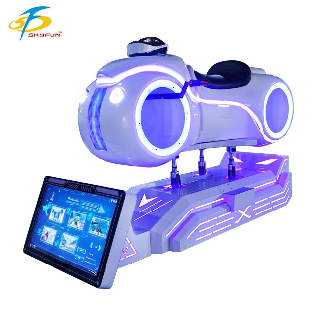 VR 9d ความเป็นจริงเสมือน VR มอเตอร์ไซด์ vr อุปกรณ์จําลองรถจักรยานยนต์