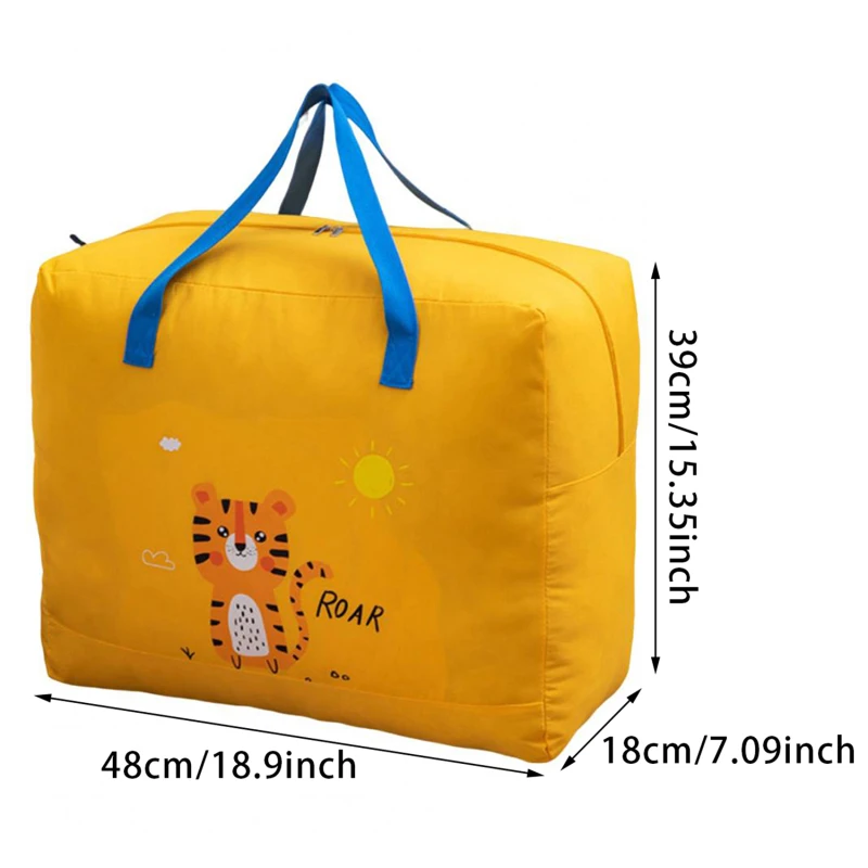 Kindergarten Quilt Storage Bag Cute Home Children Loaded Luggage Moving Packing Bag Portable Clothing Organization Bag