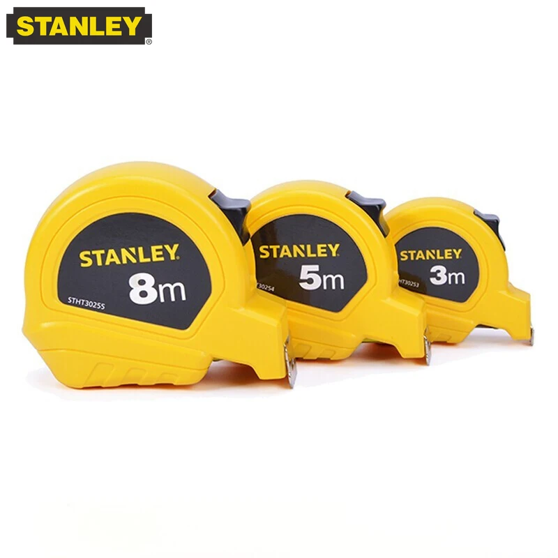 

Stanley Metric Tape Measure Easy To Set 3m 5m 8m Box Ruler Woodworking High-precision Measurement Steel Tape Ruler