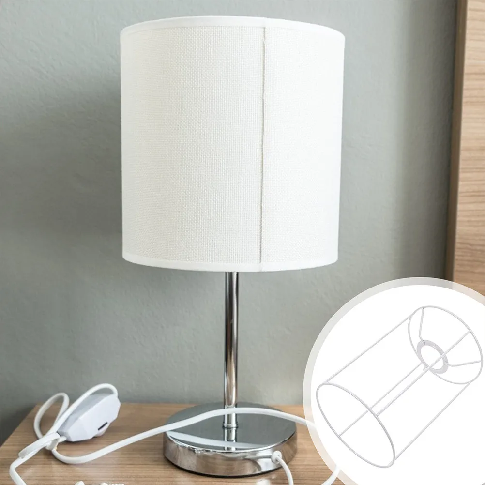 

DIY Lampshade Frame Metal Lamp Shade Bracket Replacement Sturdy Adjustable Light Fixture Holder for Table Desk Lamp Use