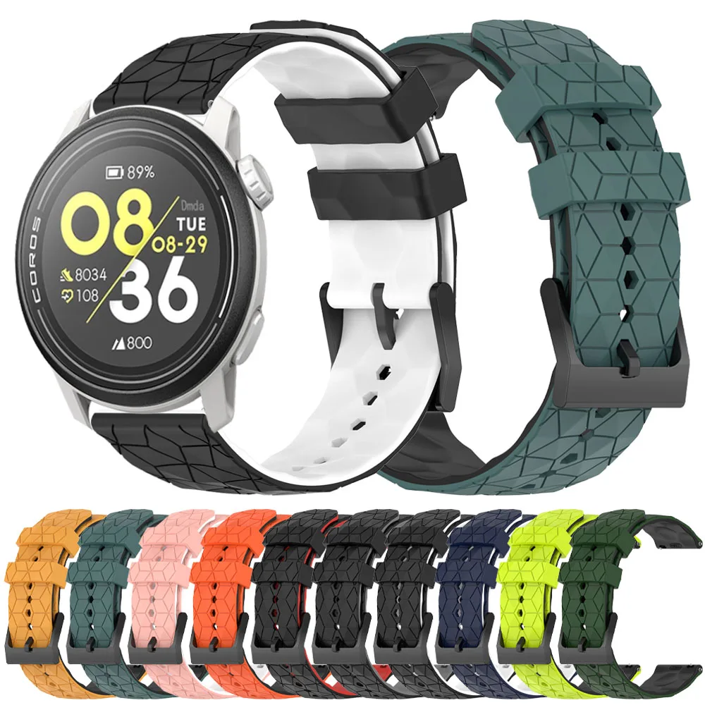 22 مللي متر 20 مللي متر الرياضة سيليكون حزام ل COROS PACE 3 2 الفرقة ل COROS APEX 2 برو 46 مللي متر 42 مللي متر معصمه استبدال تنفس سوار #1