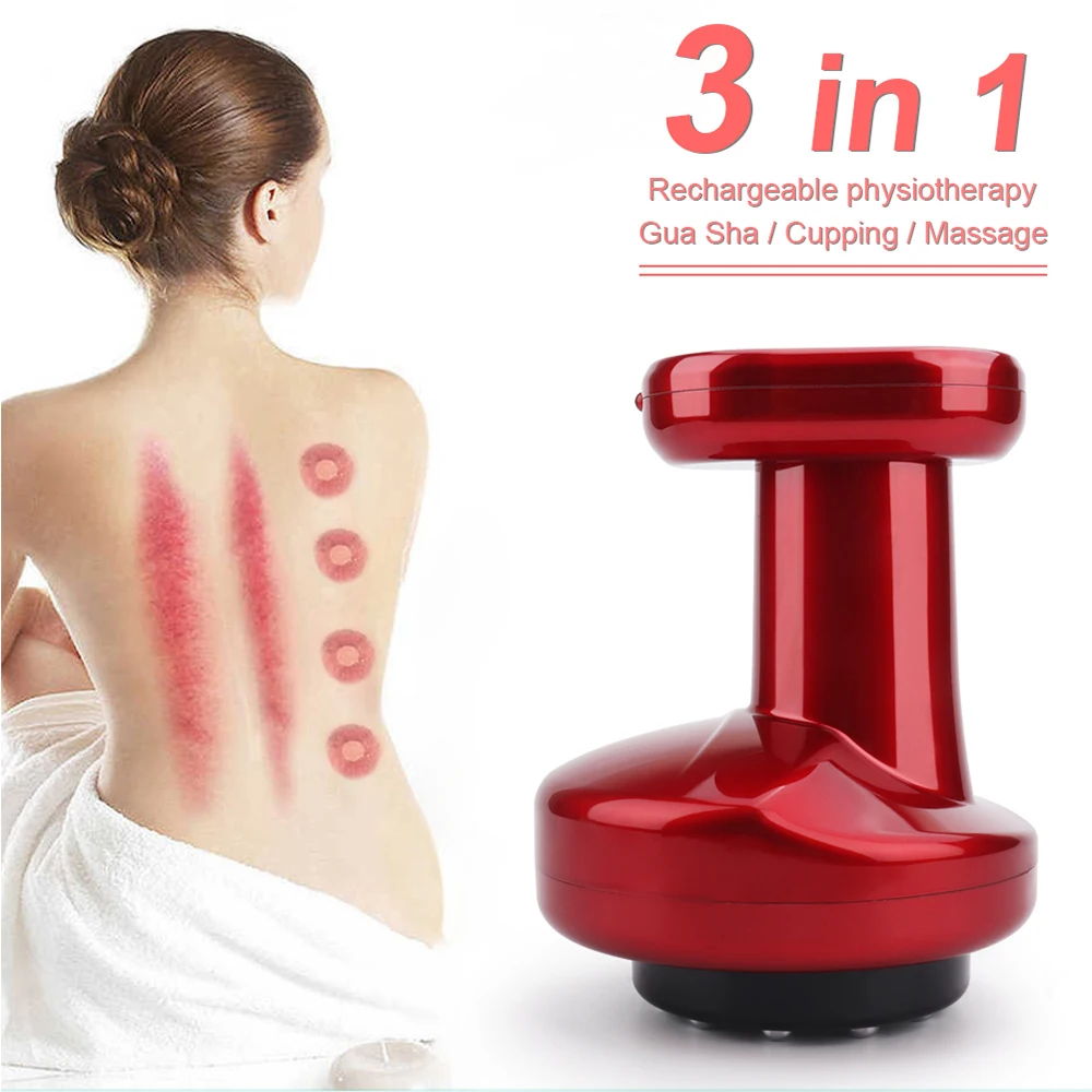 

Electric Gua Sha Scraping Instrument Body Slimming Heat Massage Skin Therapy Negative Pressure Acupuncture Beauty Health